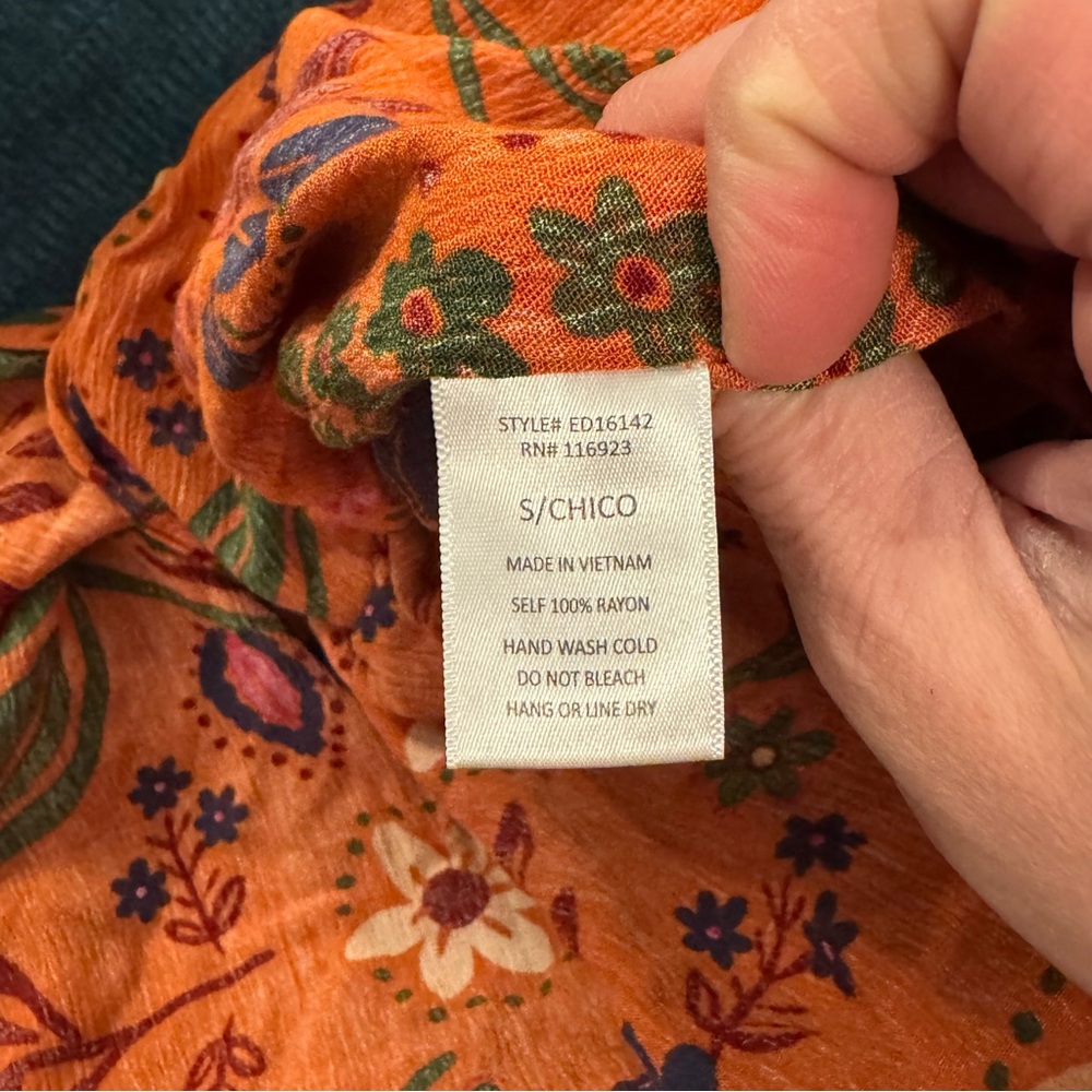Easel Los Angeles Floral Boho Open-Front Duster Kimono – Size Small - Picture 10 of 11